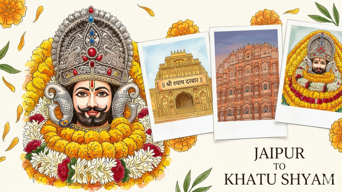 jaipur to khatu shyam distance