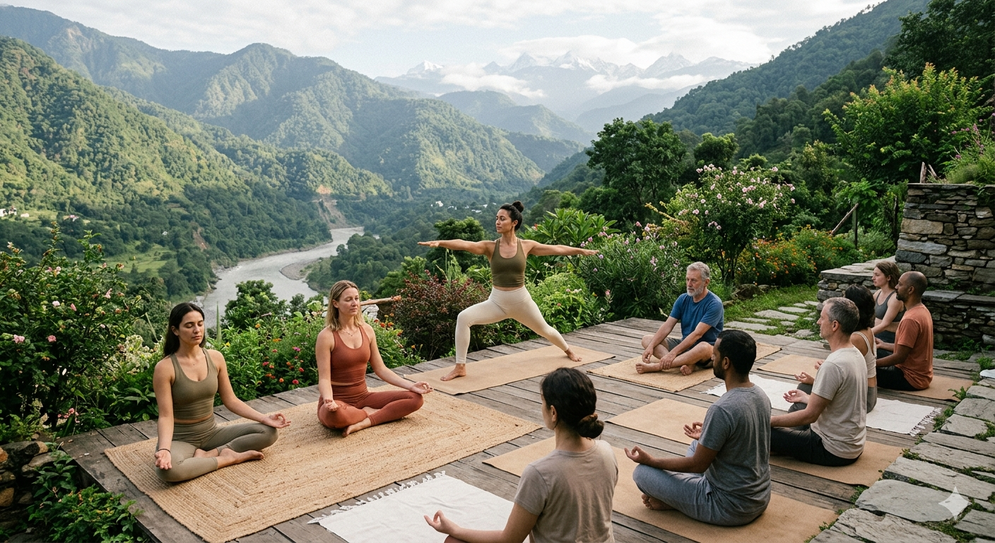 yoga and meditation retreat