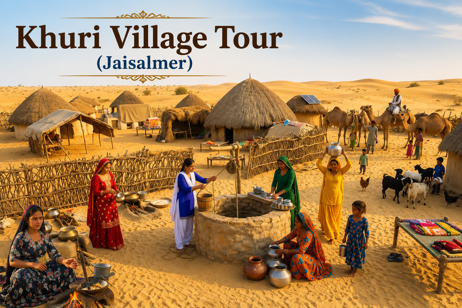 Khuri Village Tour (Jaisalmer) Untouched Desert Charm