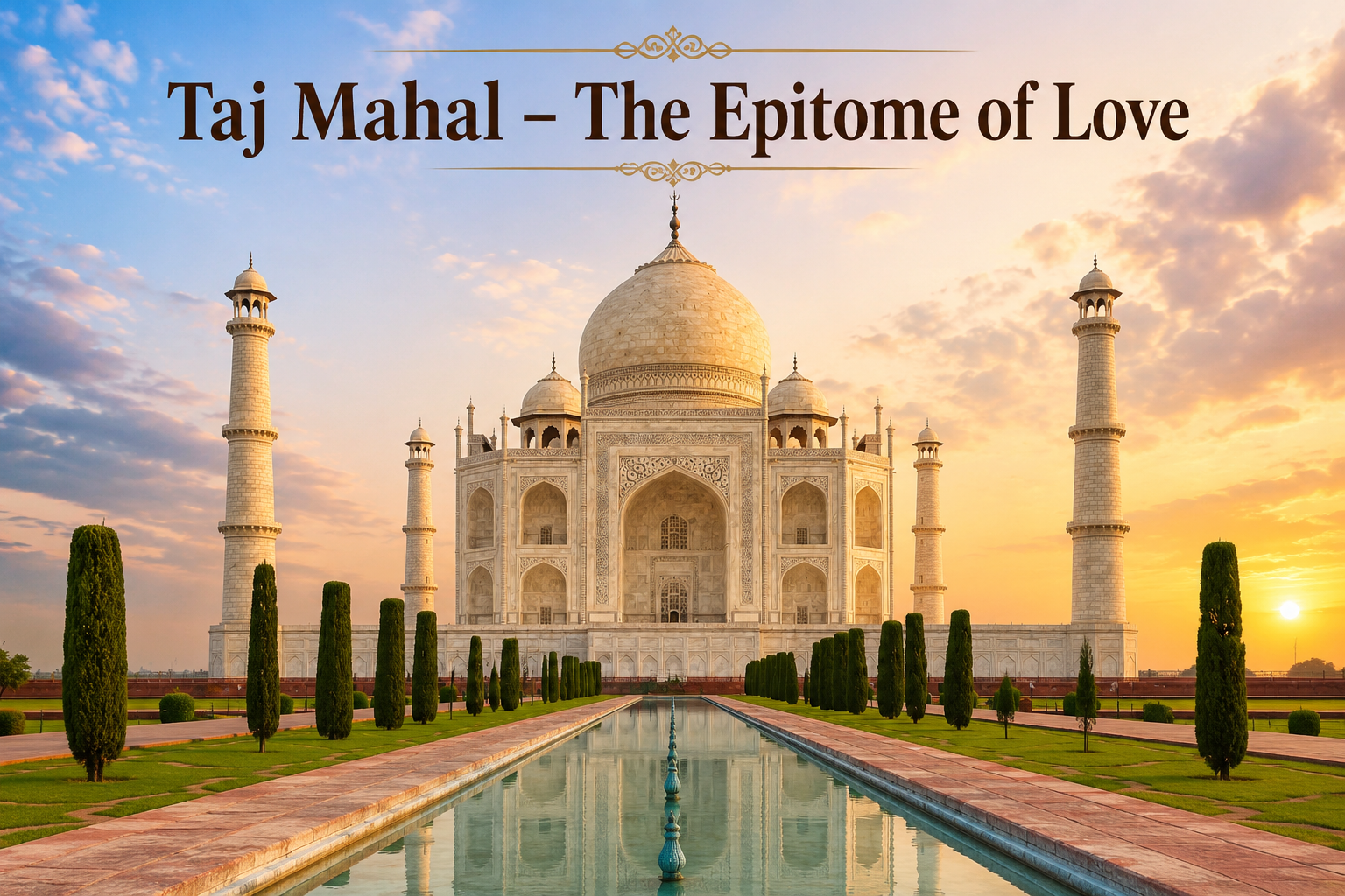 Taj Mahal – The Epitome of Love (Agra, Uttar Pradesh)