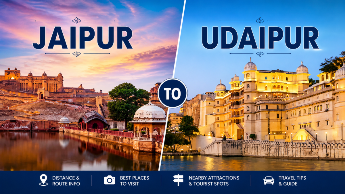 jaipur to udaipur distance