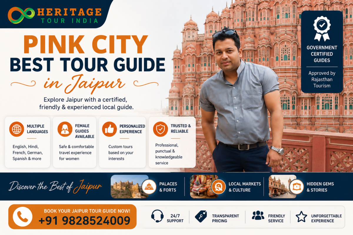 Pink City Best Tour Guide in Jaipur, Heritage Tour India