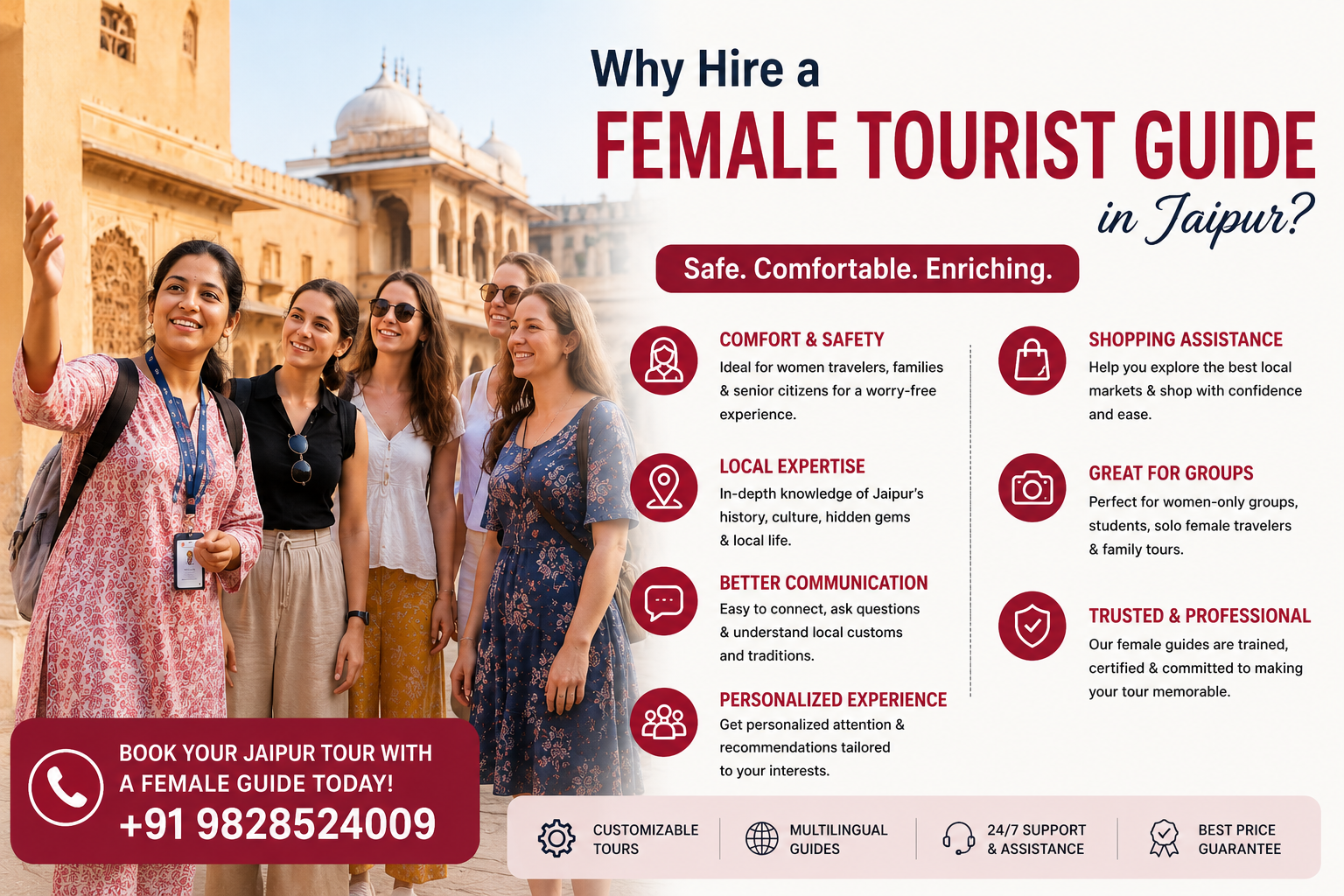 Why Hire a Female Tourist Guide in Jaipur?