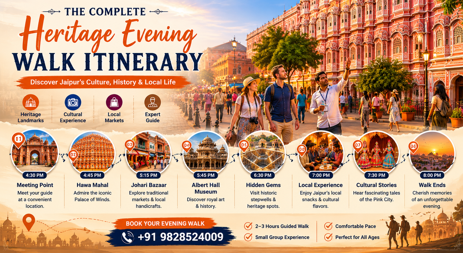 The Complete Heritage Evening Walk Itinerary