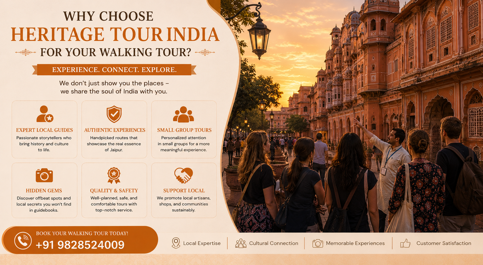 Why Choose Heritage Tour India for Your Walking Tour?