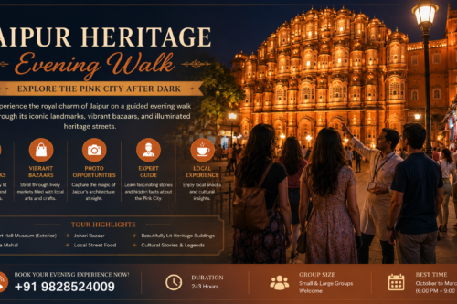 Jaipur Heritage Evening Walk: Explore the Pink City After Dark