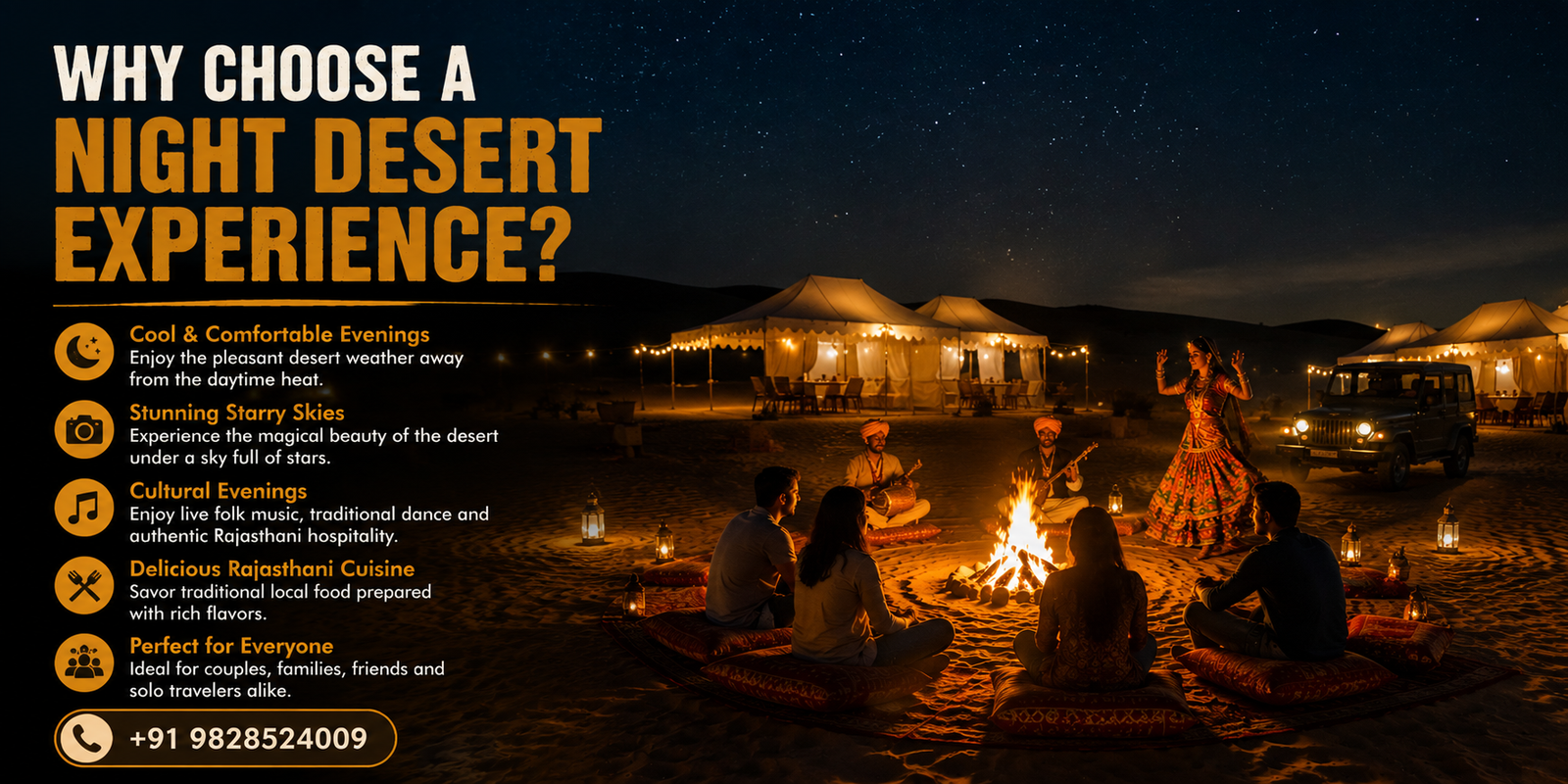 Why Choose a Night Desert Experience?