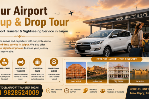 Jaipur Airport Pickup and Drop Tour: Reliable Airport Transfer & Sightseeing Service in Jaipur