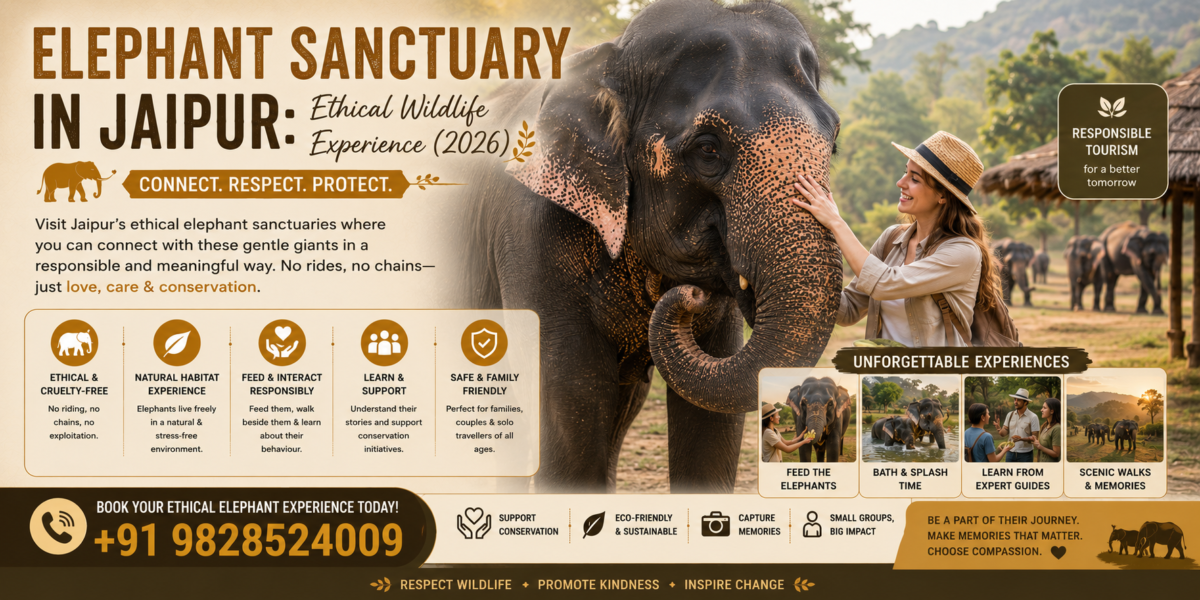 Elephant Sanctuary in Jaipur: Ethical Wildlife Experience (2026)