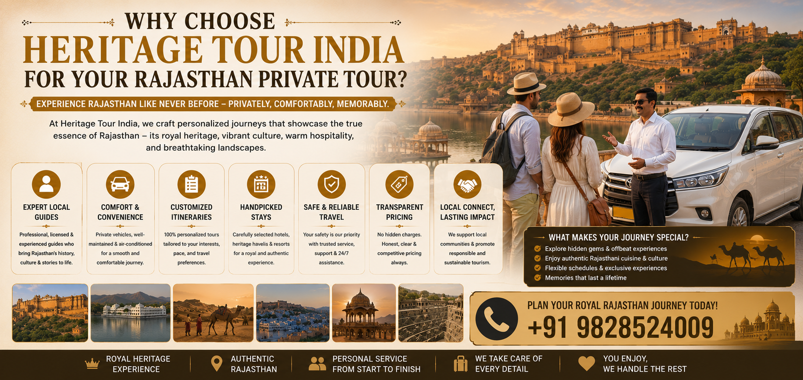 Why Choose Heritage Tour India for Your Rajasthan Private Tour