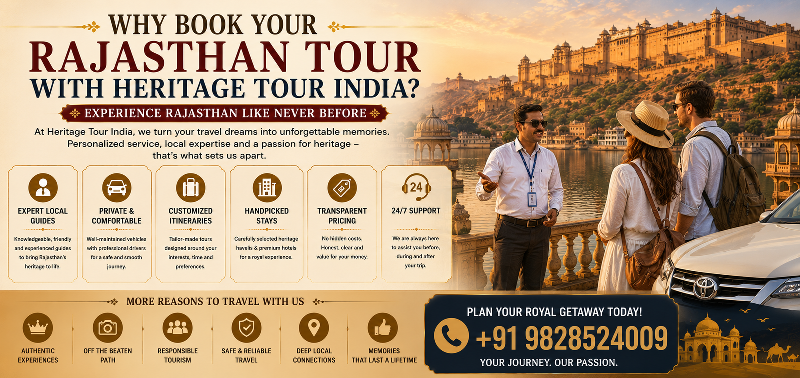 Why Book Your Rajasthan Tour with Heritage Tour India?